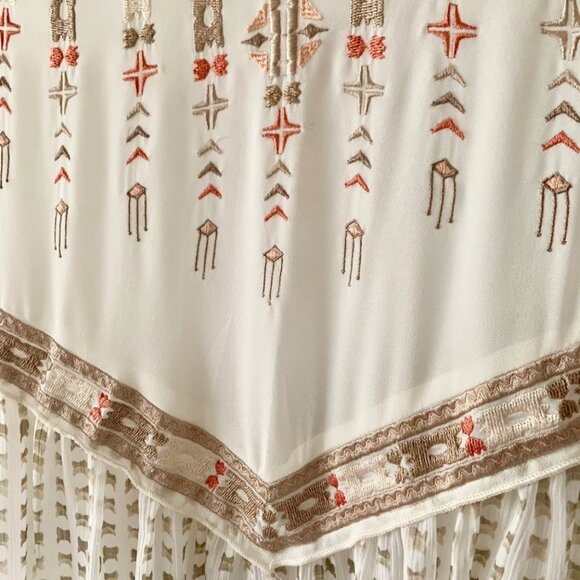 Anthropologie One September Embroidered Dress Ethereal Fairy Feminine Coquette - Picture 5 of 9